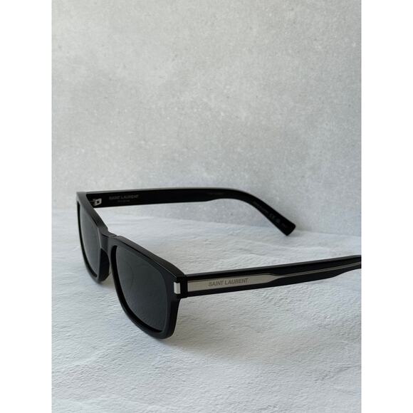 NEW Saint Laurent SL662 Black Square Unisex Sunglasses main image 5